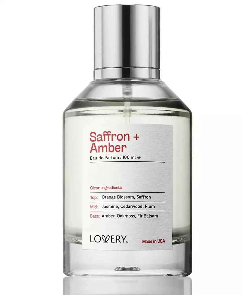 Lovery Saffron + Amber Eau de Parfum, 3.4 oz. 1