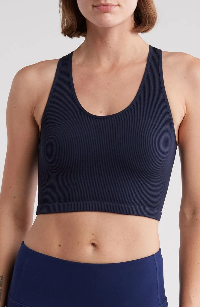 Zella Stretch Seamless Longline Bra 1