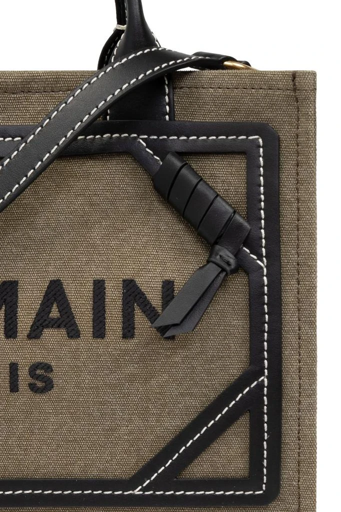 Balmain Balmain Logo Detailed Top Handle Bag 5