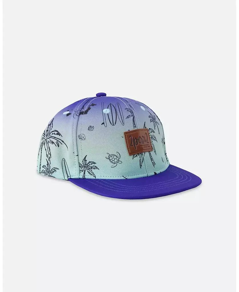 Deux par Deux Baby Boys Cap Beach Print