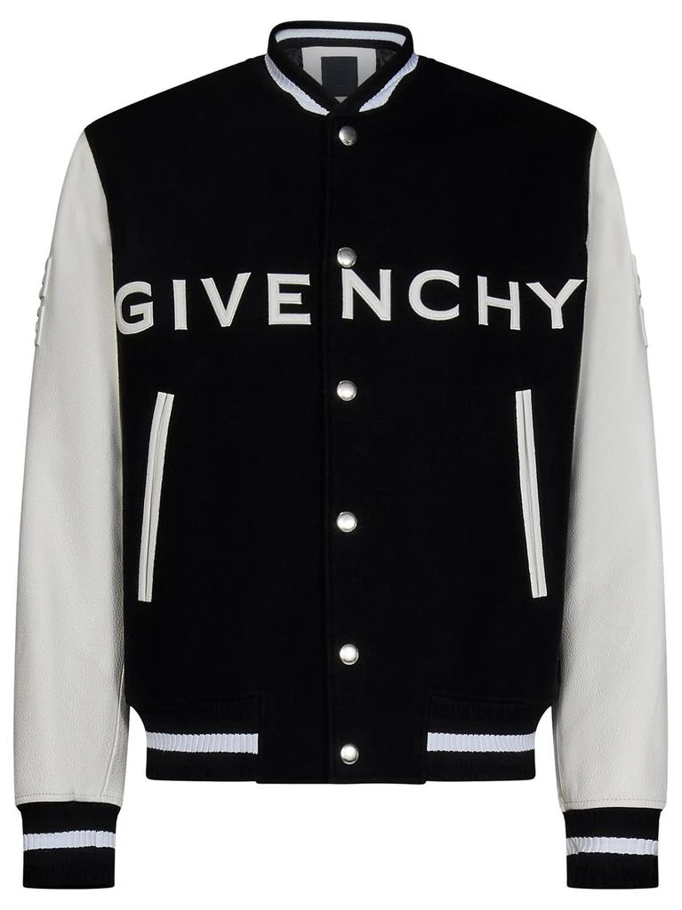 Givenchy Givenchy Logo Detailed Varsity Bomber Jacket 1