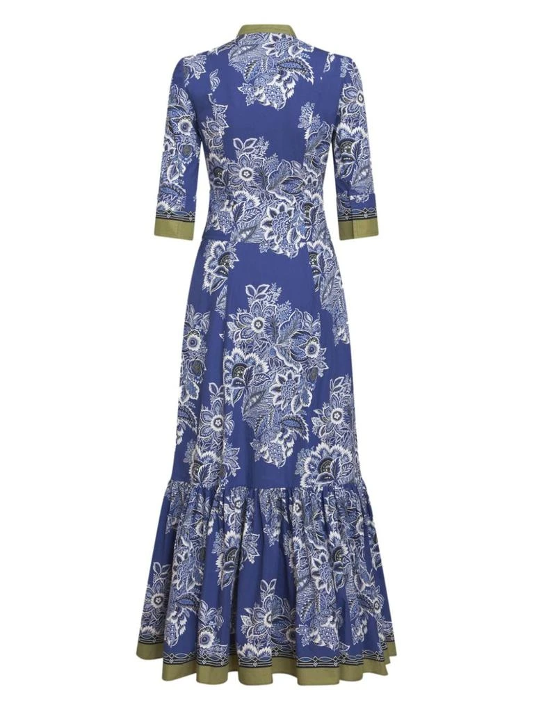 ETRO VESTIDO LARGO PRINT AZUL ESTAMP AMEBAS 2