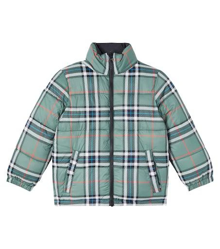 Stella McCartney Checked reversible puffer jacket 4