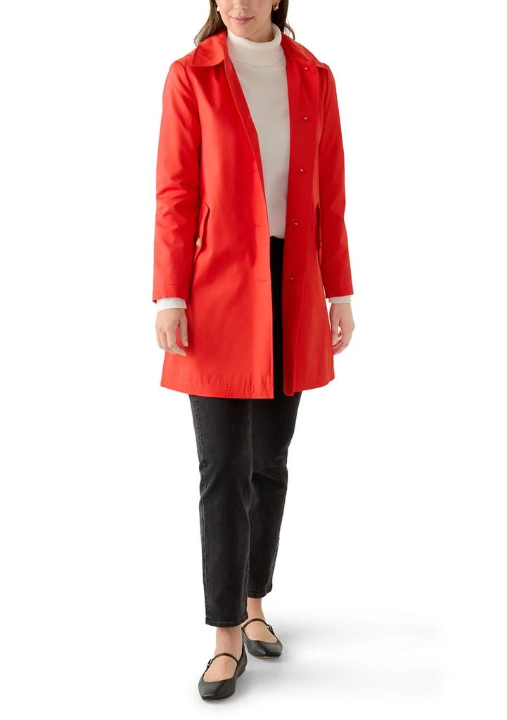 Ralph Lauren Women's Cotton Blend Icon Style A-Line Coat