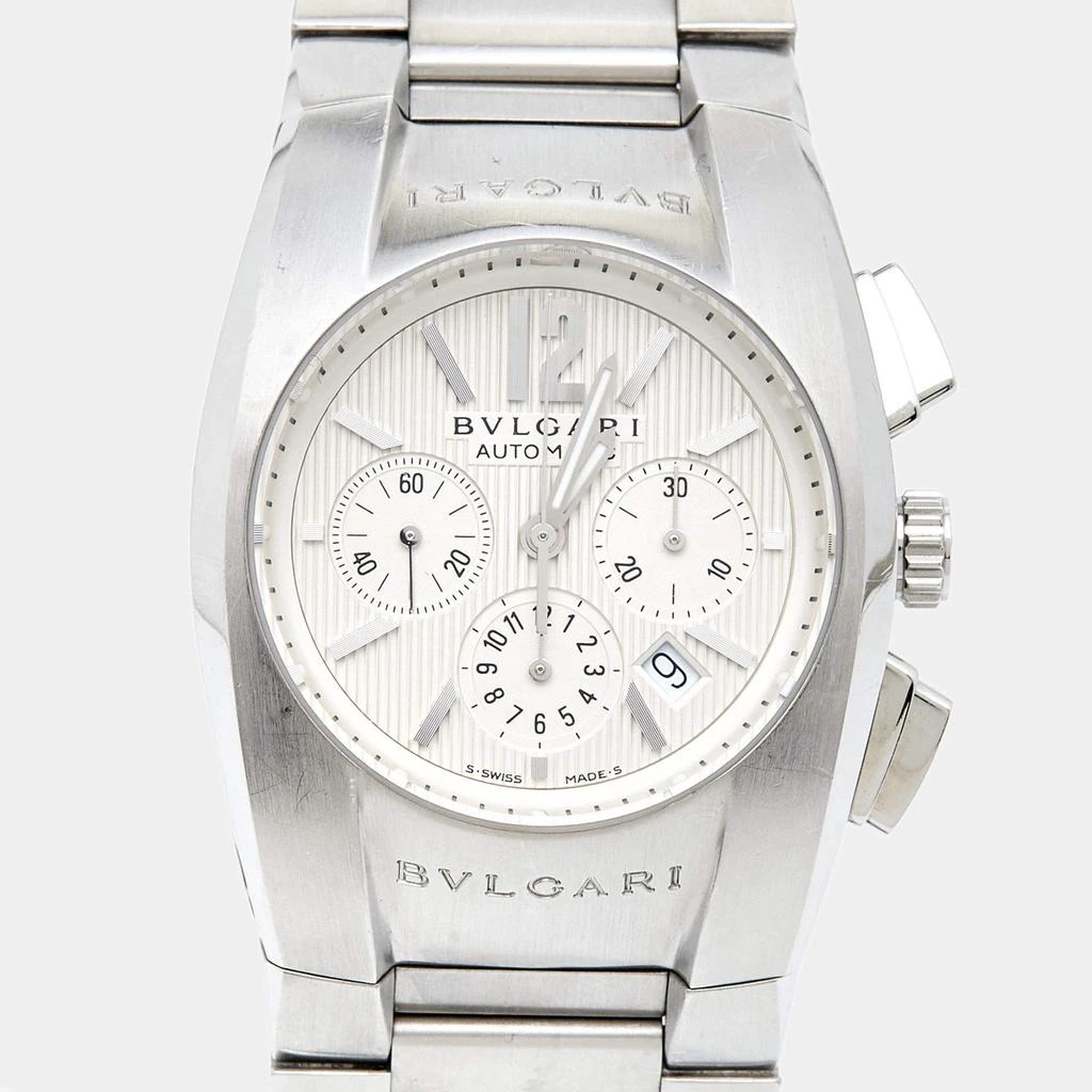 BVLGARI Bvlgari Silver Stainless Steel Ergon EG 35 S CH Men's Wristwatch 35 mm 3