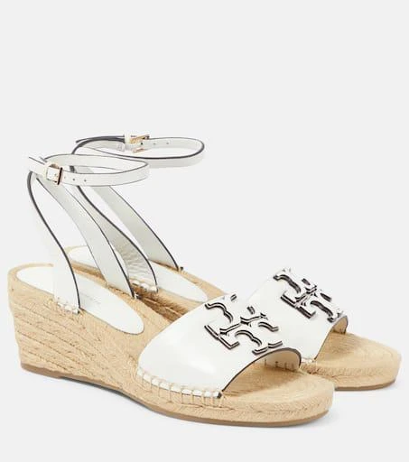 Tory Burch Ines leather espadrille wedges 1