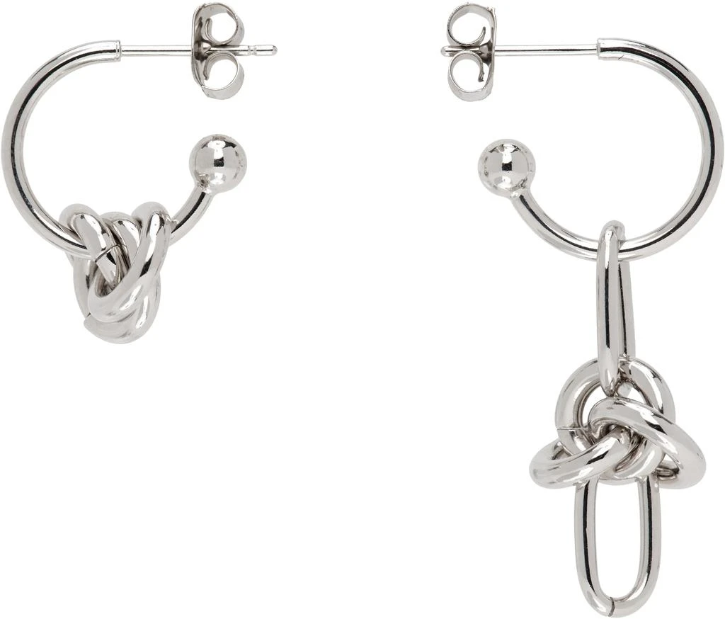 Justine Clenquet Silver Daria Earrings 1