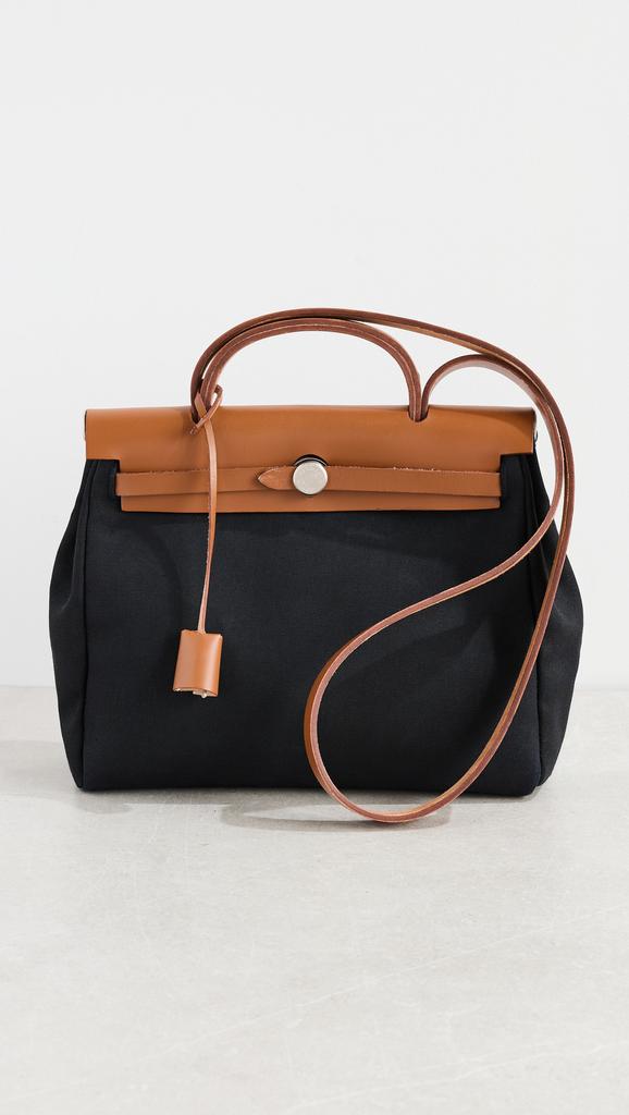 Shopbop Archive Hermes Toile Officier Herbag Shoulder Bag