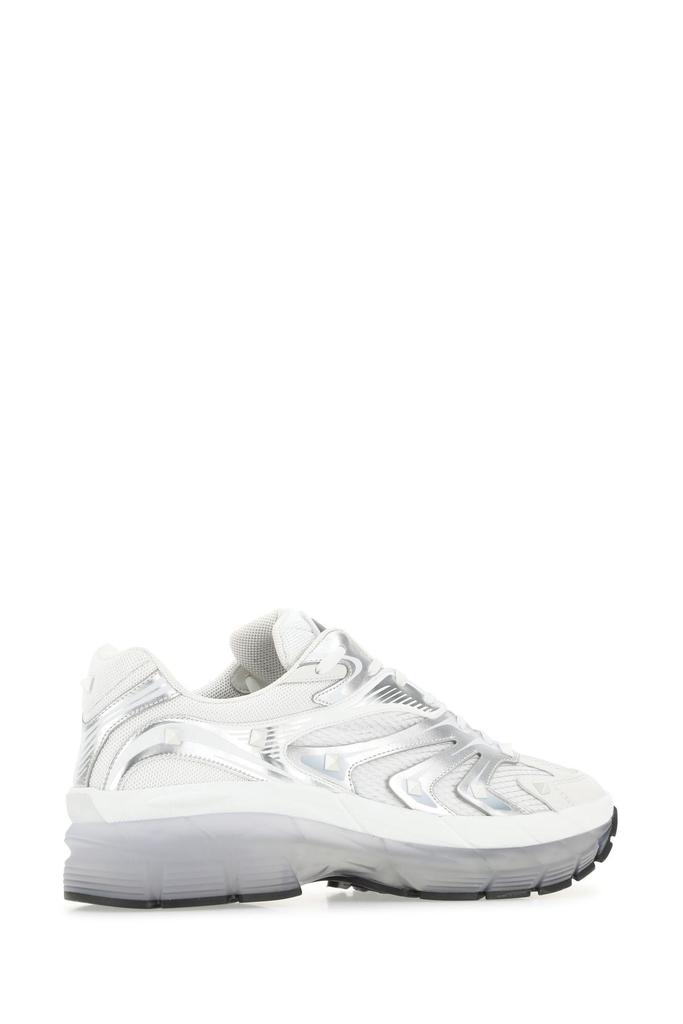 Valentino Two-tone leather and fabric Low-Top MS-2960 sneakers