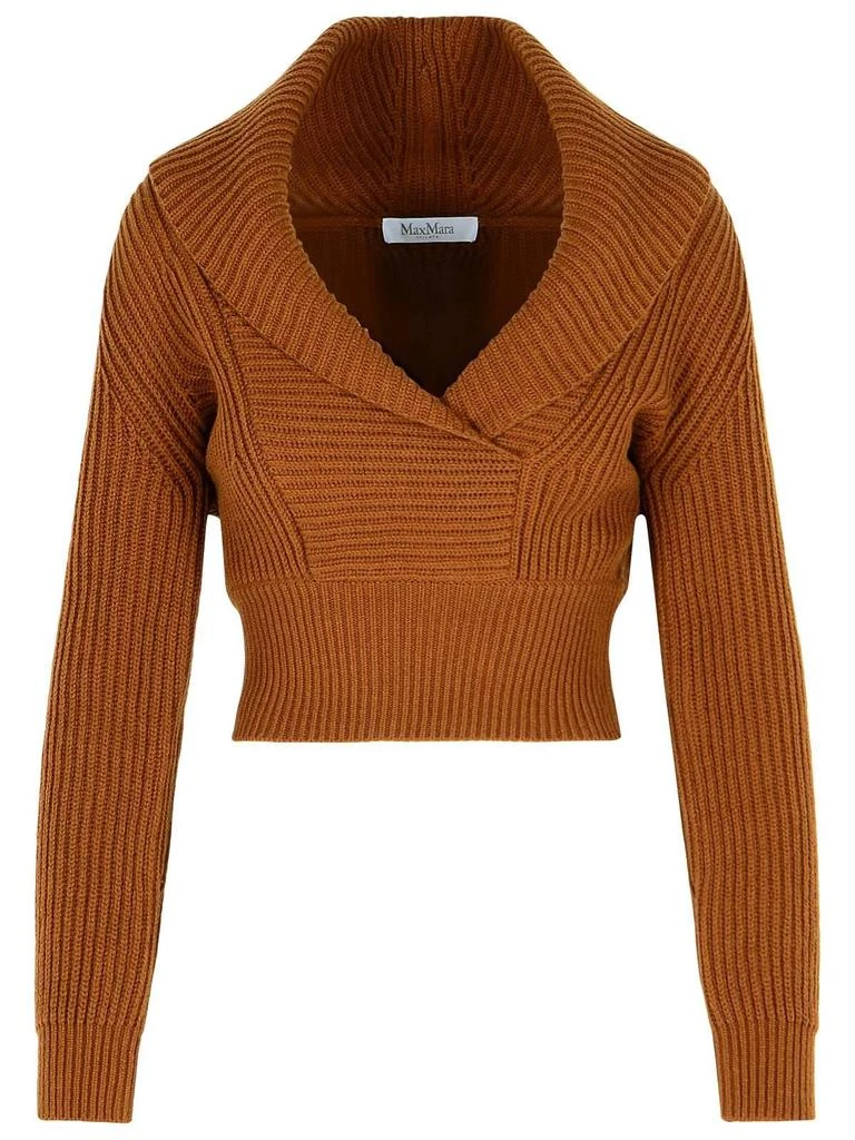 Max Mara Max Mara Shawl Collar Knitted Jumper from Cettire