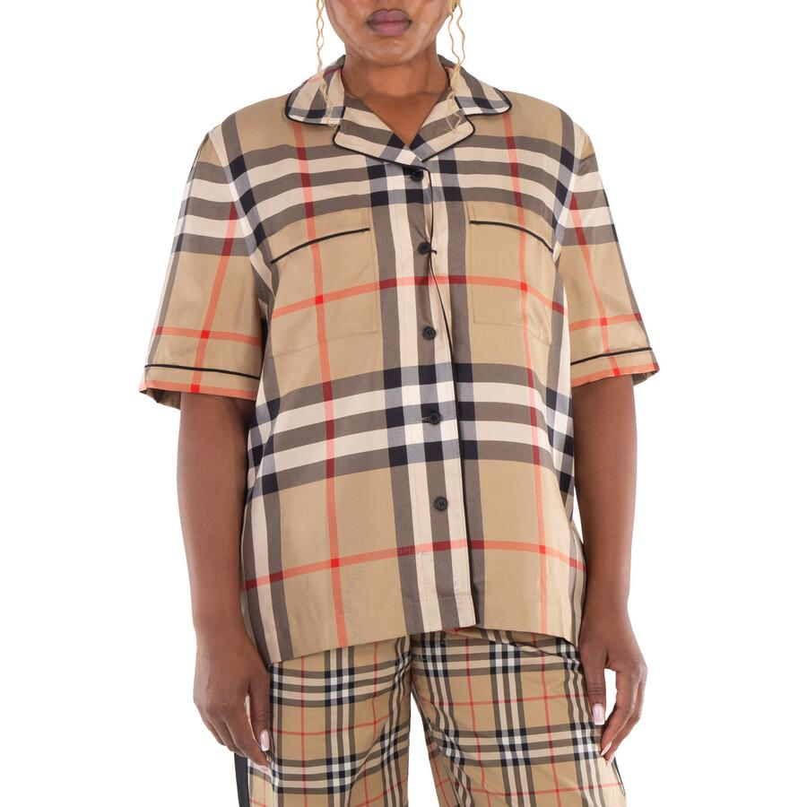 Burberry Archive Beige Vintage Check Pyjama Shirt