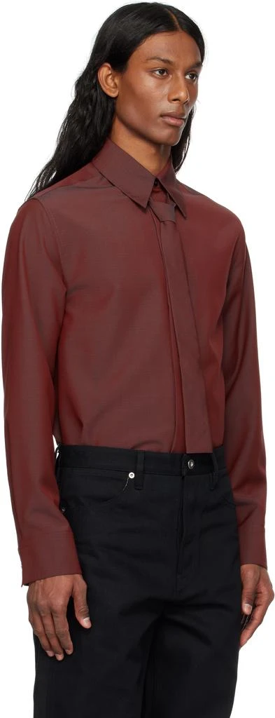 Jil Sander Red Tie Shirt 2