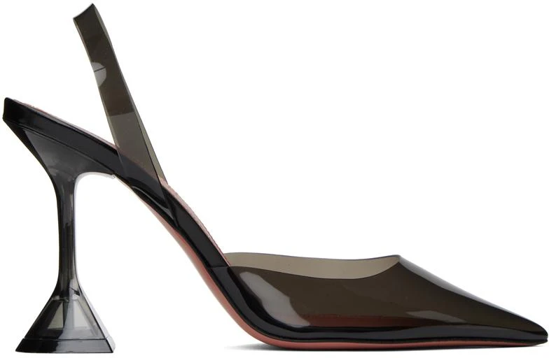 Amina Muaddi Black Holli Heels 1