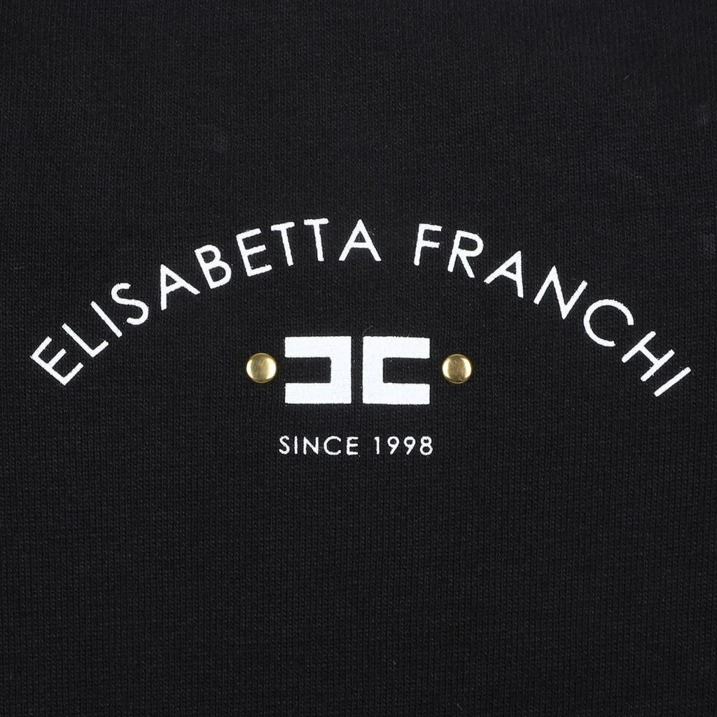 ELISABETTA FRANCHI Elisabetta Franchi Logo Printed Jersey Tank Top 4