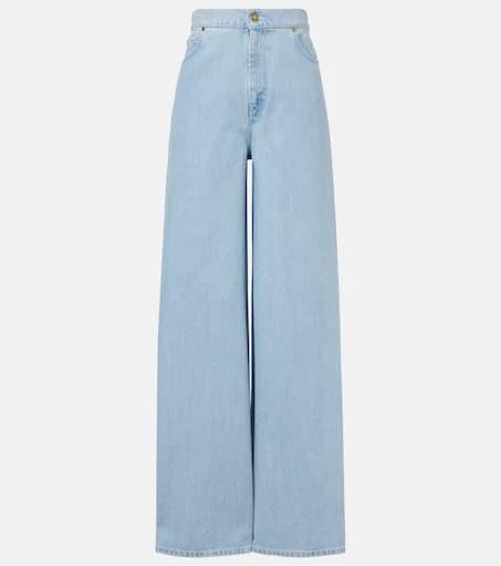 Max Mara Affari high-rise wide-leg jeans 1