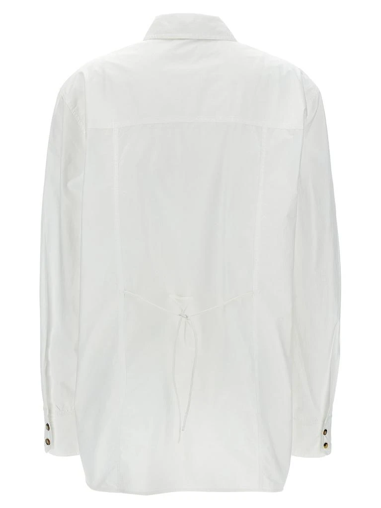 Ganni Ganni Bow-Detailed Long-Sleeved Shirt 2
