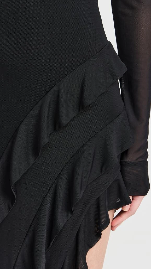 AFRM Jacie Ruffle Open Back Maxi Dress 5