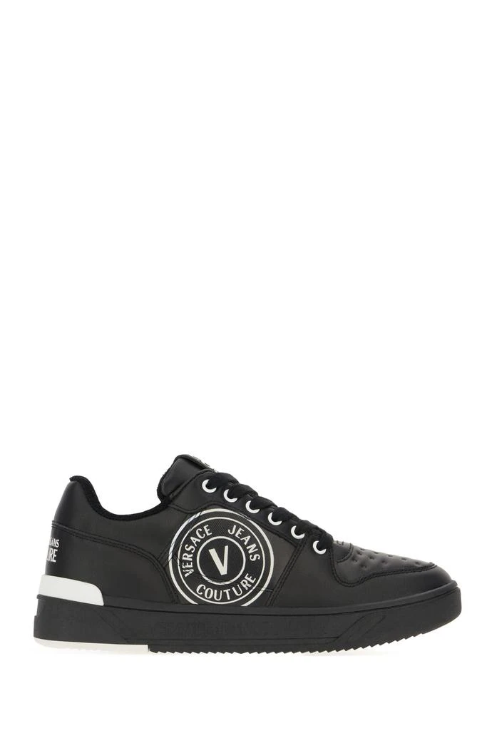 Versace Black Leather Sneakers 1
