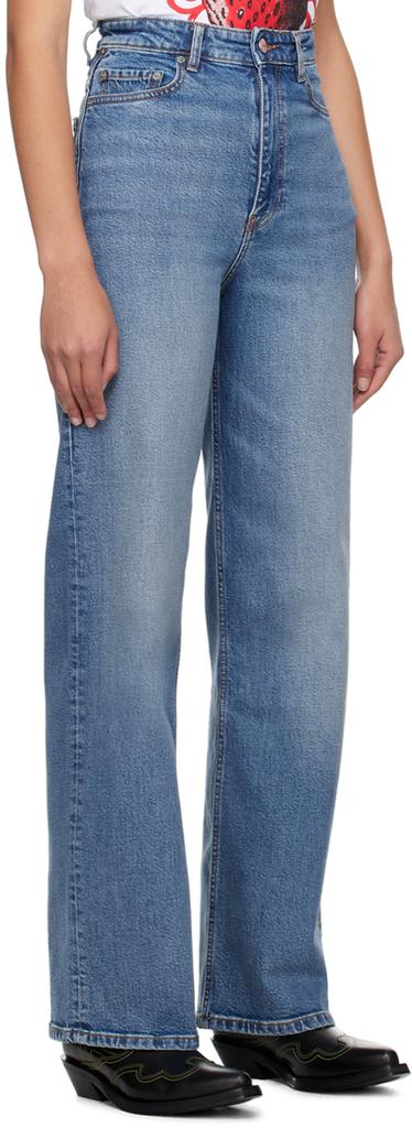 Ganni Blue Andi Jeans - Pants - BeyondStyle