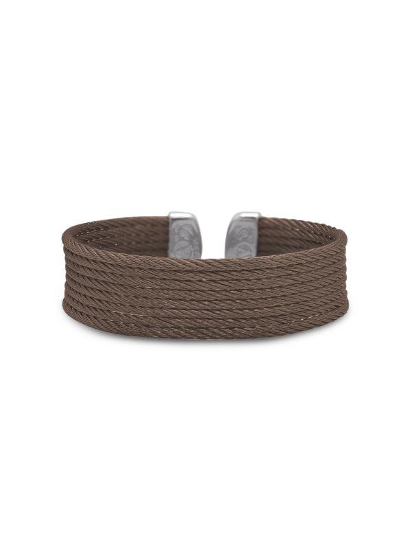ALOR Essential Cuffs Bronze Stainless Steel Cable Bracelet