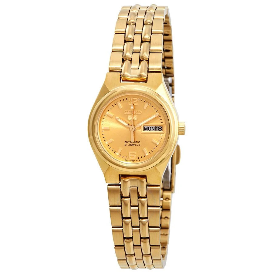 Seiko Series 5 Automatic Gold Dial Ladies Watch SYMK36 1