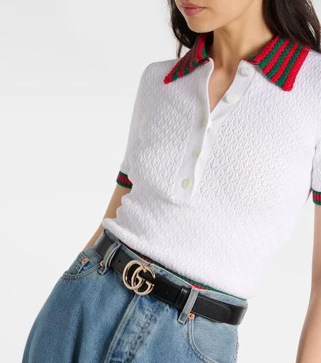 Gucci GG Marmont leather belt 2