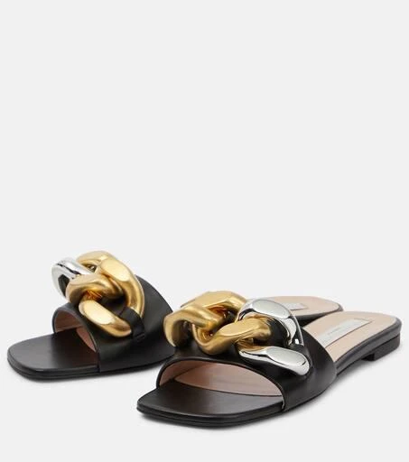 Stella McCartney Falabella faux leather slides 5