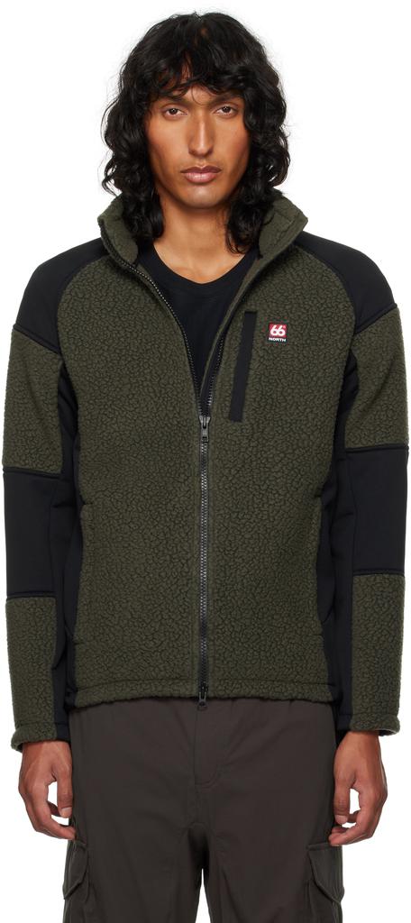 66 North Khaki & Black Tindur Jacket