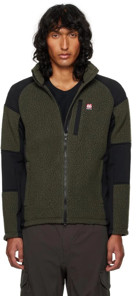66 North Khaki & Black Tindur Jacket 1