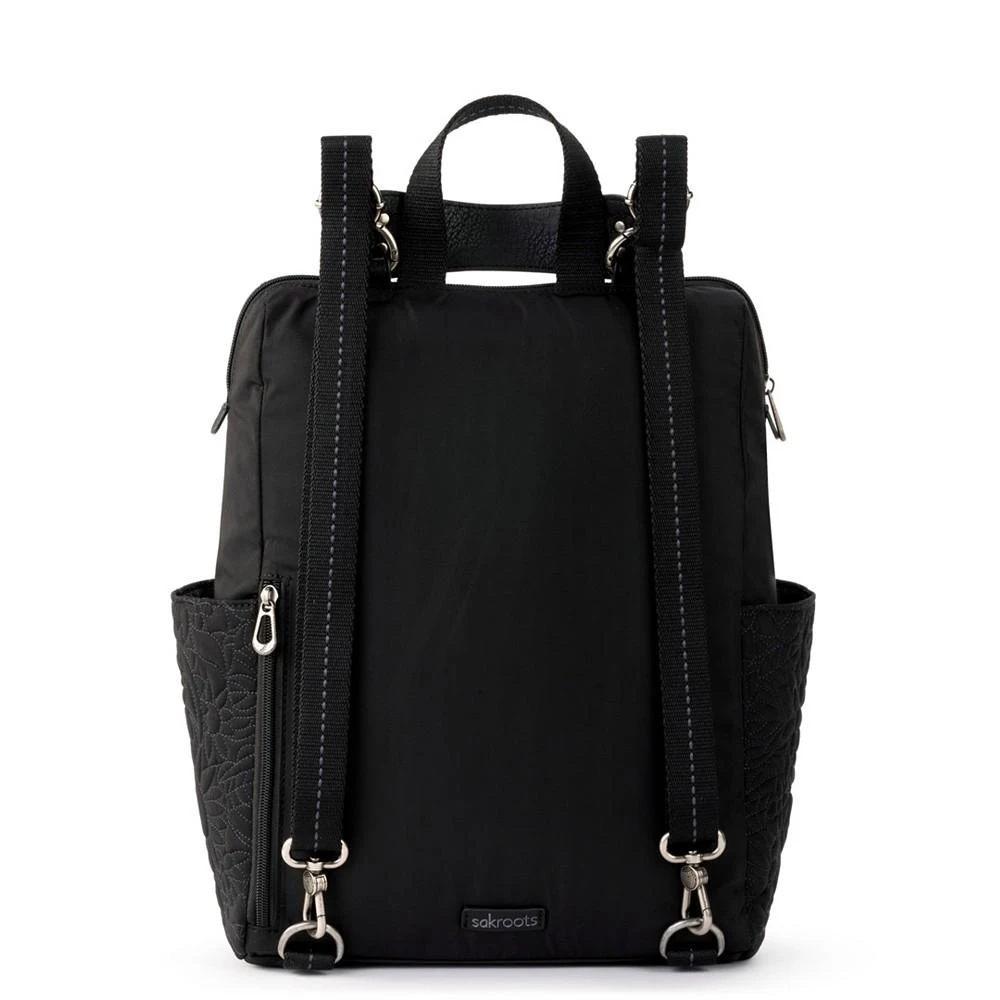 Sakroots Loyola Recycled Quilted Convertible Backpack 2