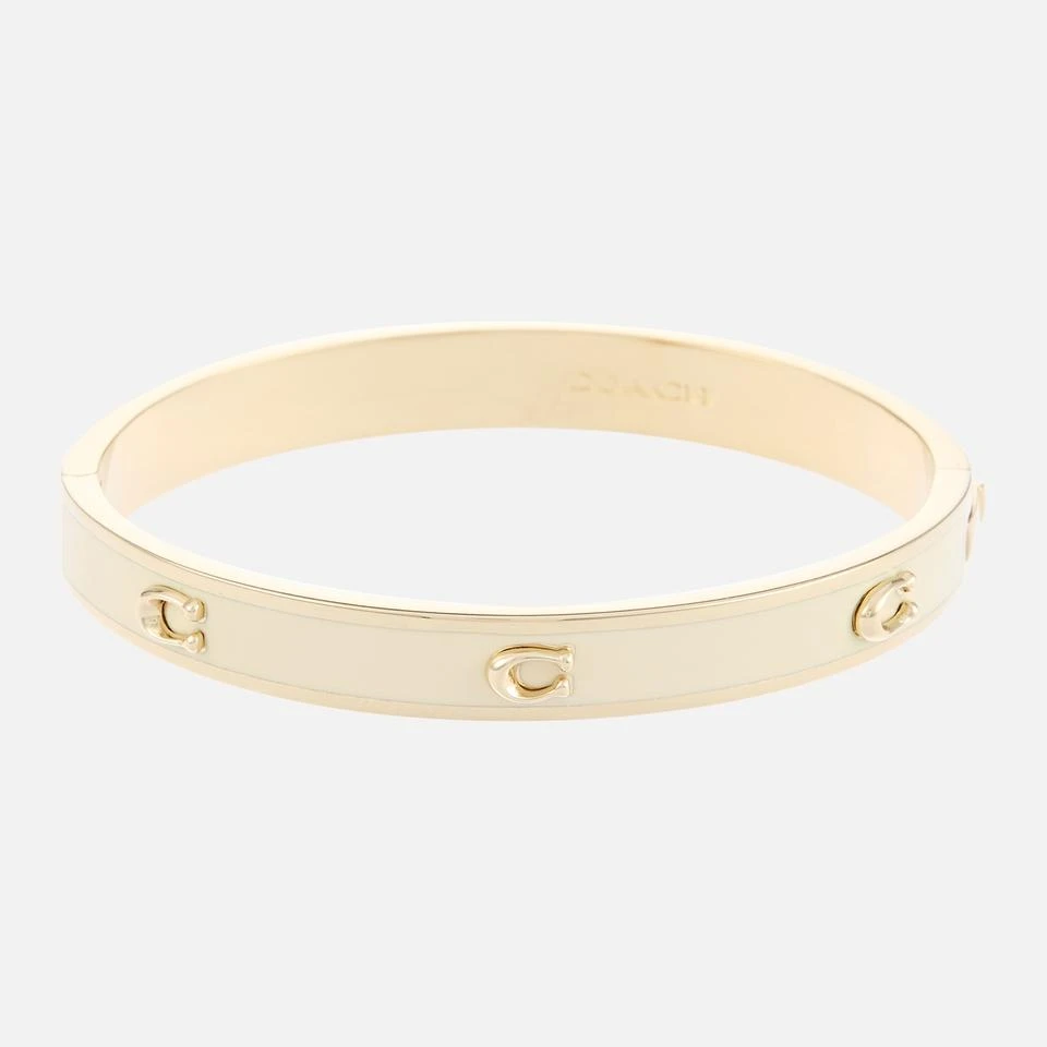 Coach Coach Gold-Plated C Hinge Bangle 1