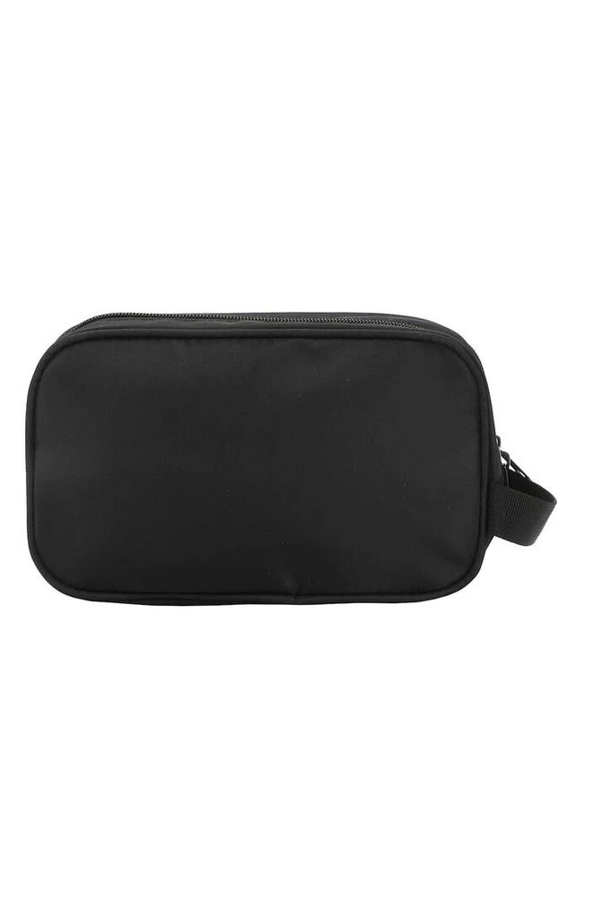 null Dual Compartment Black Toiletry Cosmetic Kit 2