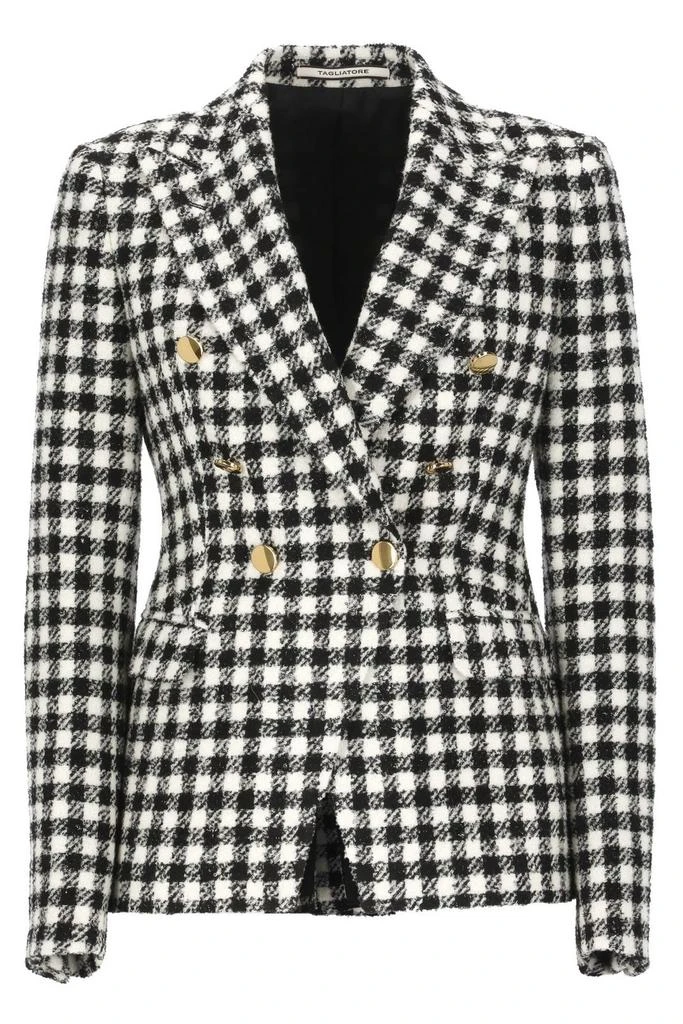 TAGLIATORE Tagliatoreg Gingham Double Breasted Blazer 1