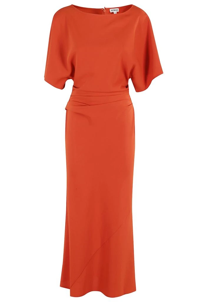 chinese dress ladies STAUD AMELIE DRESS NAVY