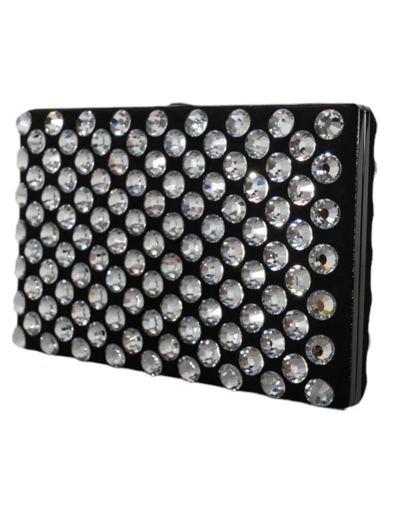 Dolce 
Gabbana Velvet Crystal Clutch Evening Party Purse Women
s Bag 2