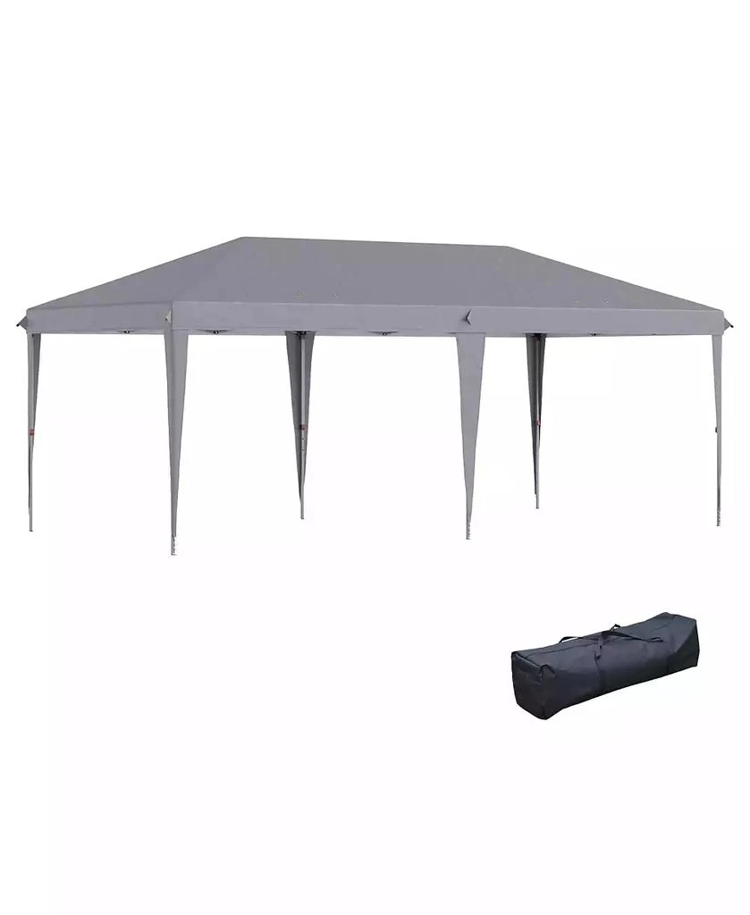 Outsunny Extra Large 10
x 19
Pop Up Canopy with Carry Bag,