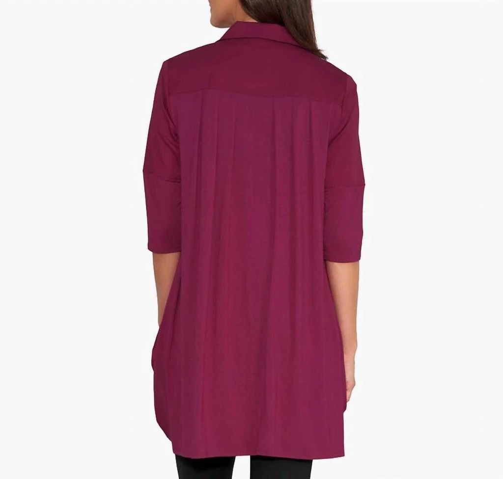 Stella Carakasi Tiburon Icon Tunic In Magenta 3