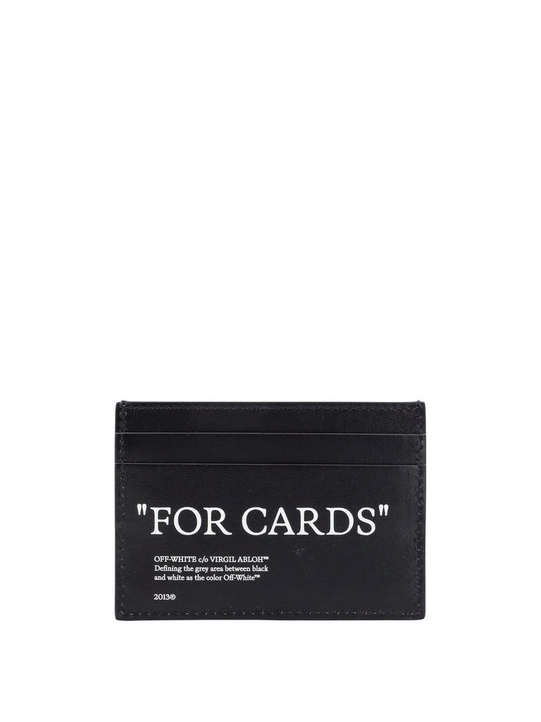 Off-White Off-White Quote Motif Open Top Cardholder 2