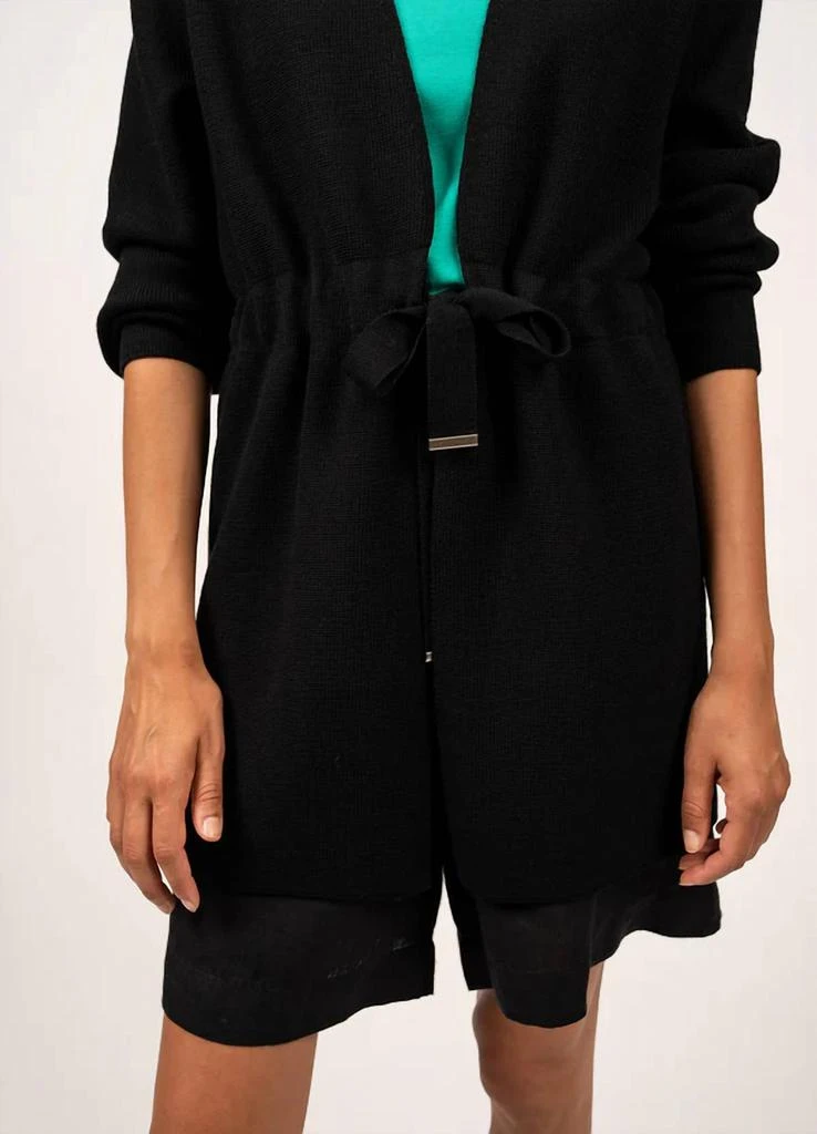Saint James Caudan Long Knit Jacket with Tie Waist 3