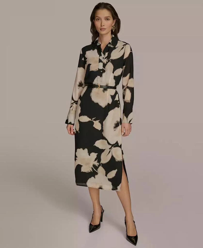 Donna Karan Women's Floral-Print Shirtdress 2