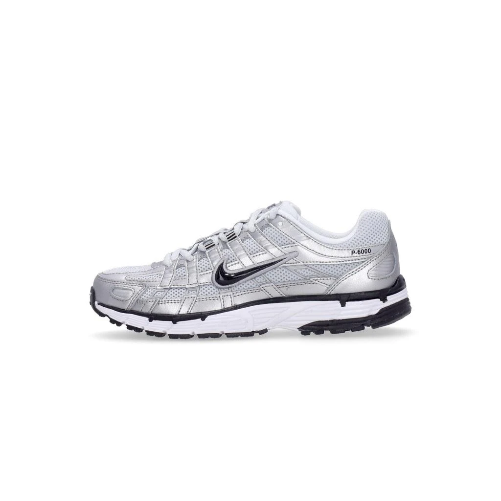 NIKE Women's Low Shoe Wmns P-6000 White/black/metallic Silver 1