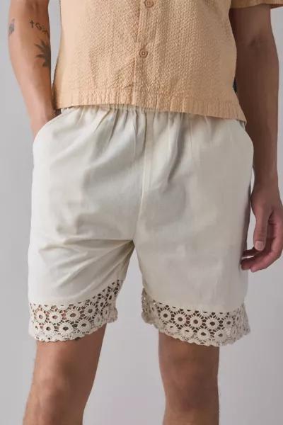 Native Youth Native Youth Clay Lace Trim Short