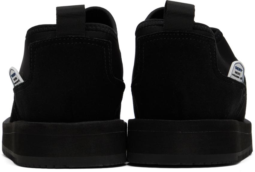 SUICOKE Black RON-Swpab-MID Loafers