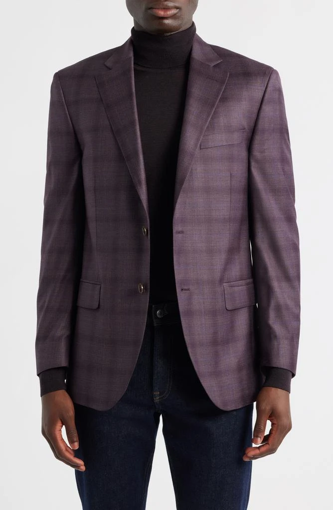  Flynn Classic Fit Ombré Check Wool Sport Coat