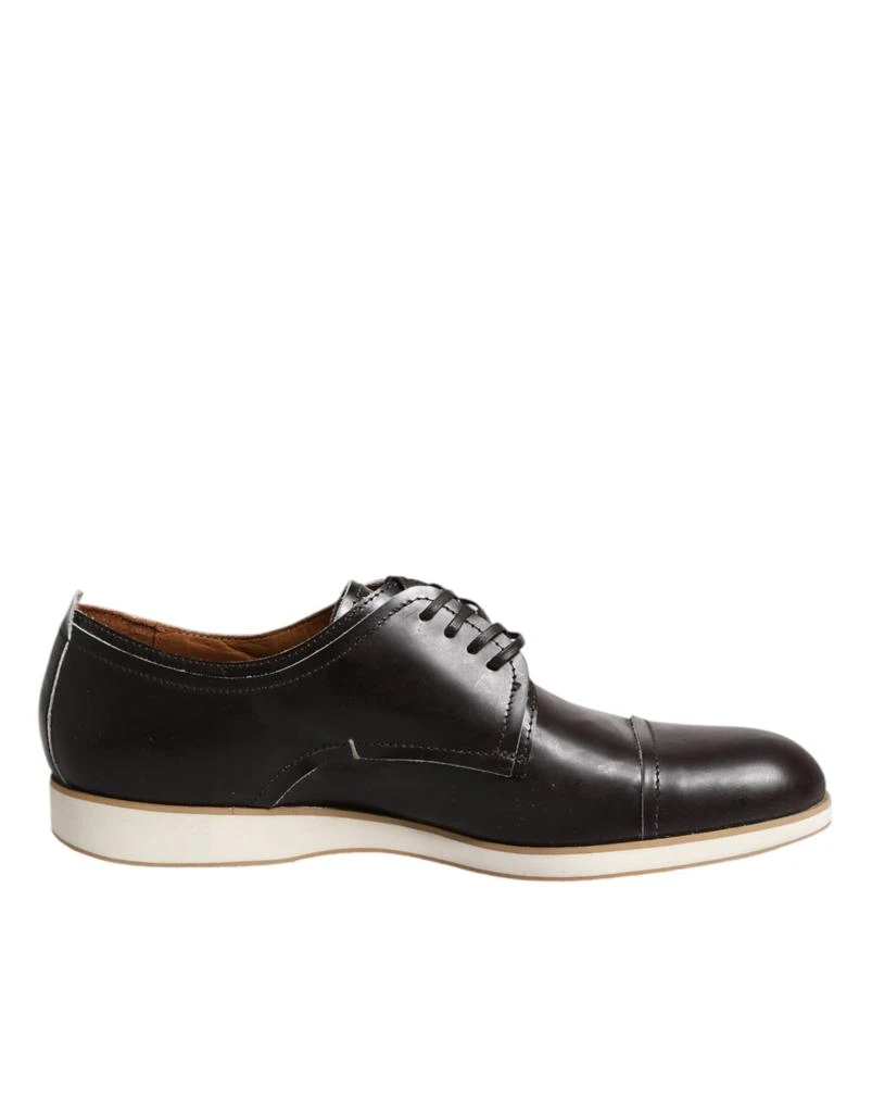 POLLINI Leather Derby Lace Up Dress Formal Men's Shoes 1