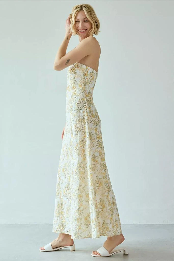 Bardot Bardot Lara Broderie Strapless Maxi Dress 3