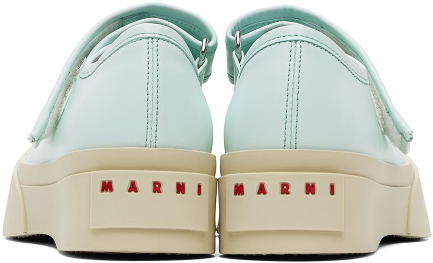 Marni Blue Pablo Mary Jane Ballerina Flats