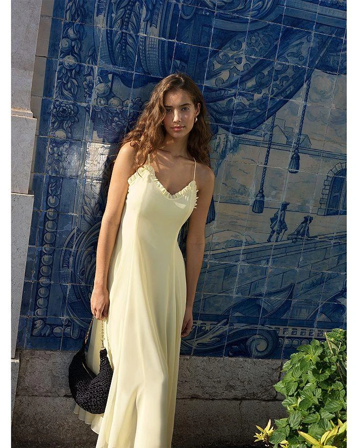 sachin and babi light blue dress Chiffon Ruffle Dresses main image 0