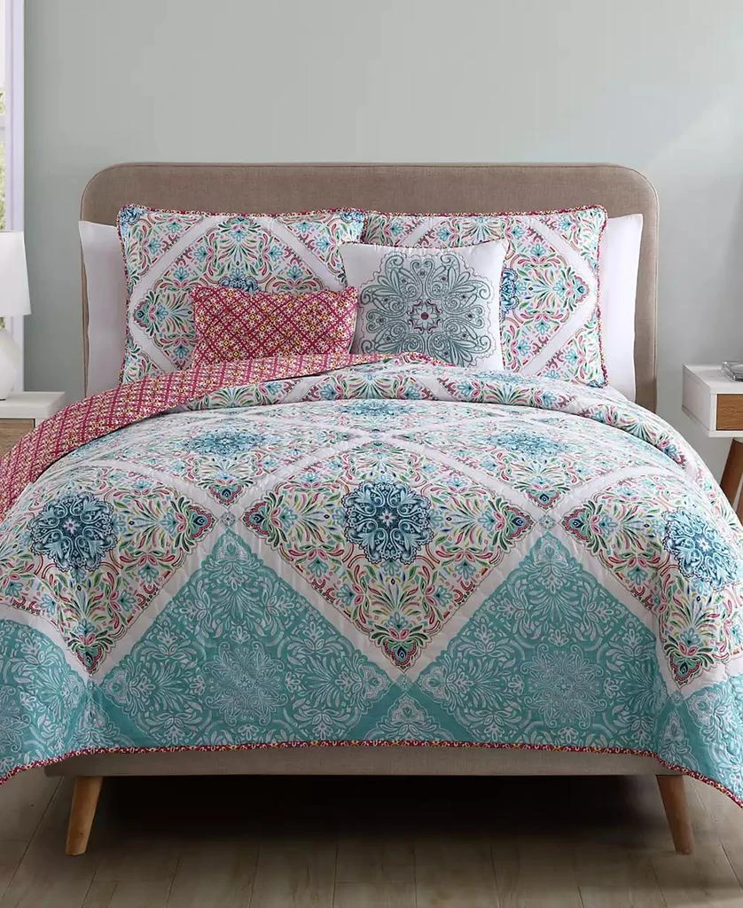 VCNY Home Windsor Reversible 5-Pc. Quilt Set 1