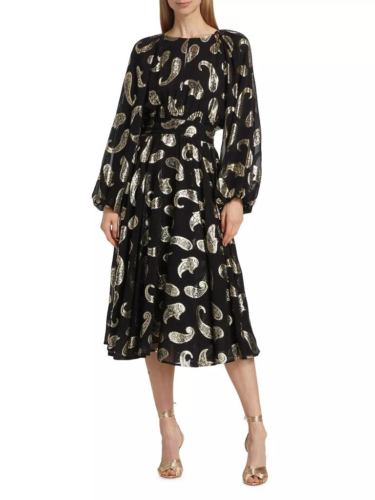 Tahari The Audrey Paisley Midi-Dress 3